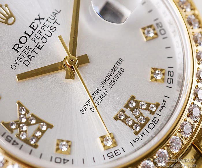 ROLEX勞力士 日誌月相型 904蠔式鋼 18k微納米電鍍金 五珠帶 三度防水性能 全自動進口機械男表  wssb5064